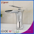 Fyeer Chrome Single Handle Waterfall Baño Original Lavabo Fregadero Grifo Mezclador de agua Grifo